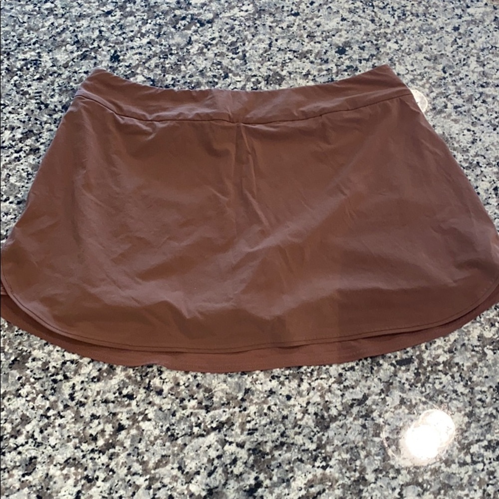 Brown OV Exercise skort